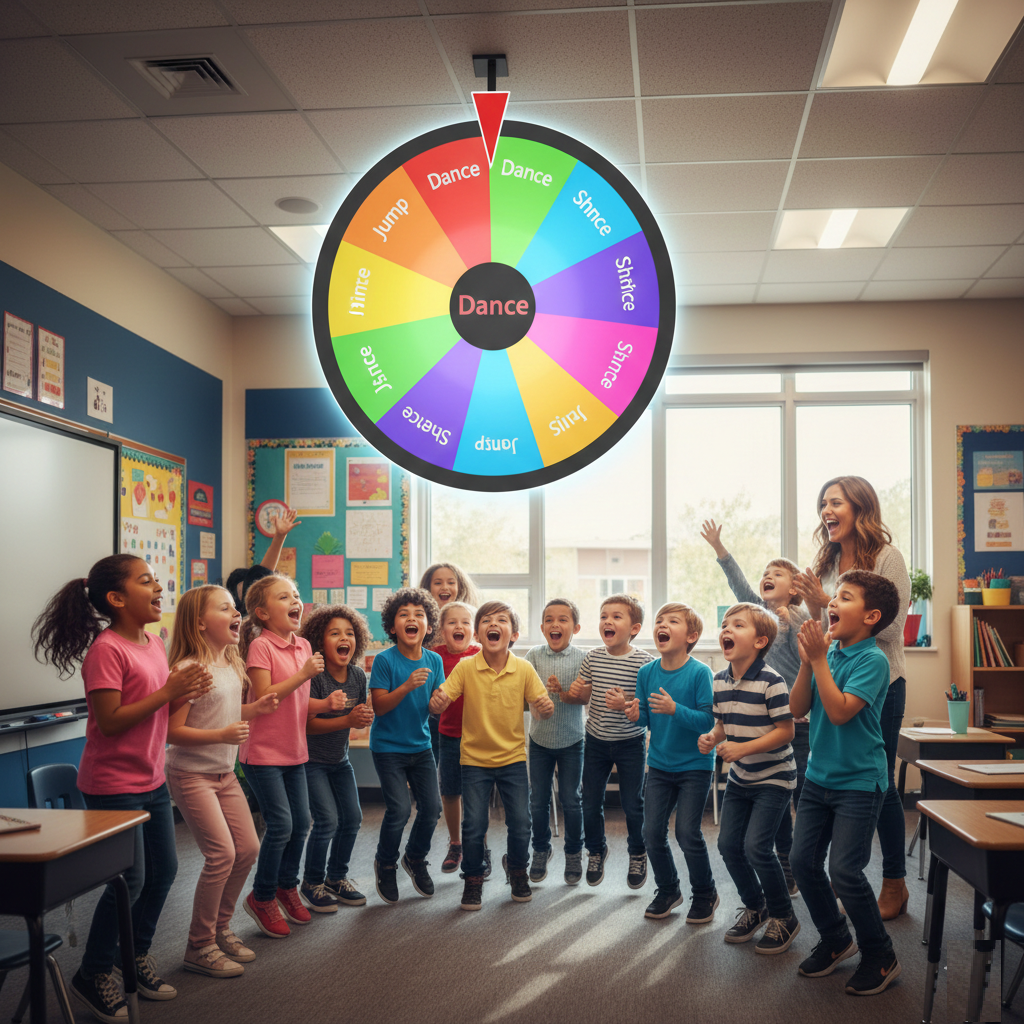 An interactive learning wheel for kids