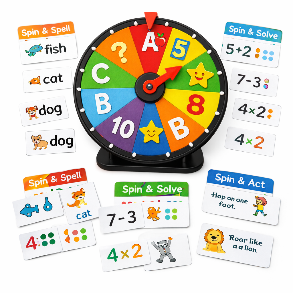 spinning wheel activities for kids