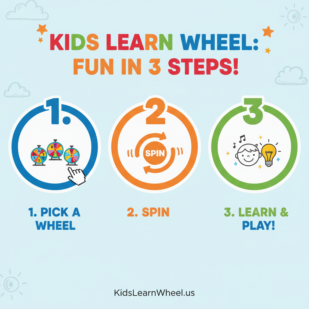 Simple 3-step guide for kids learning with fun online