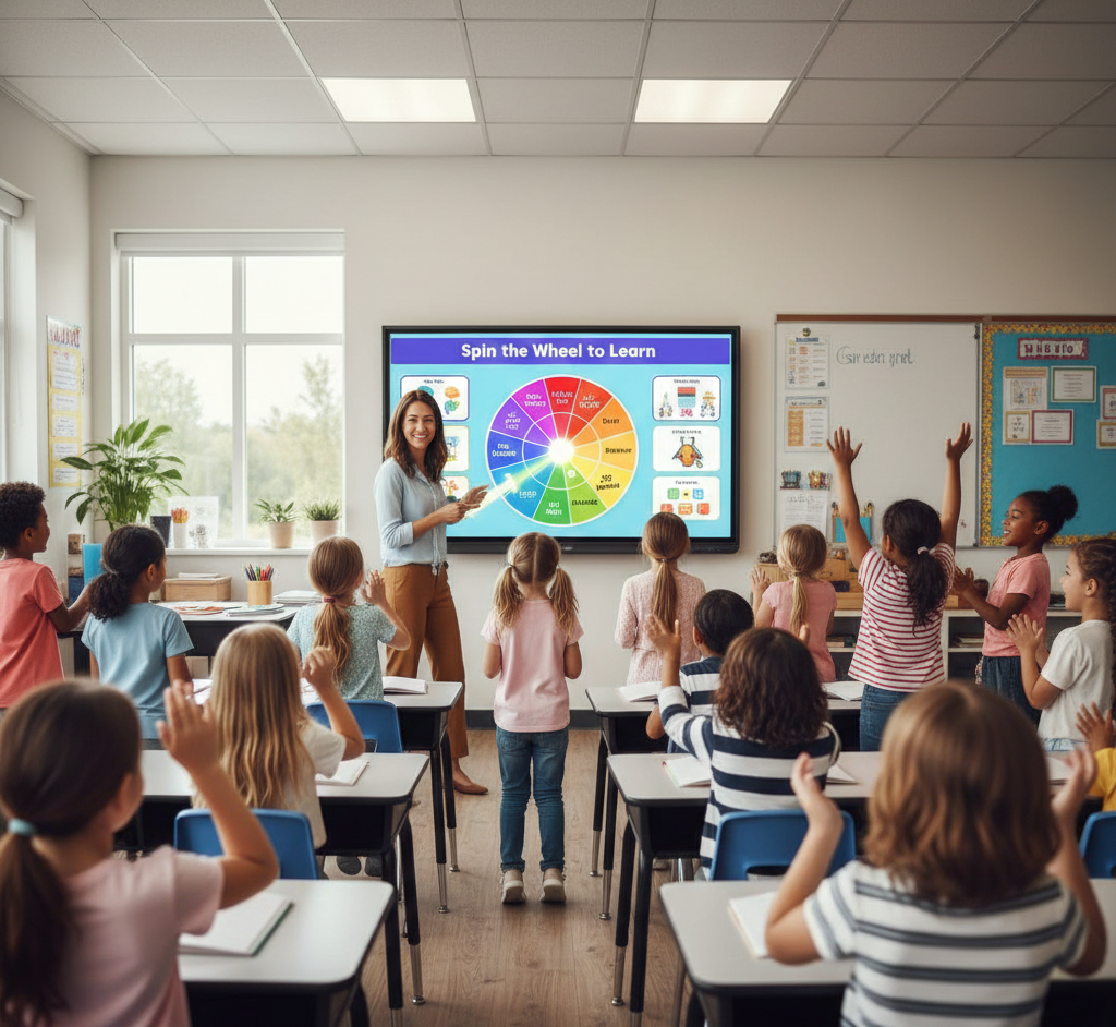 classroom learning wheel to boost student engagement